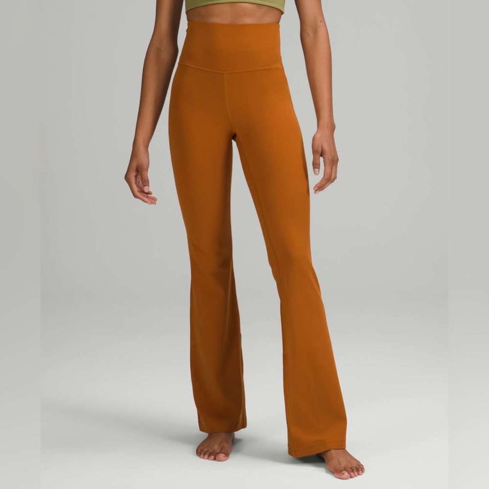 NWT LULULEMON Groove Pant High Rise Flare SHR Nulu size 12